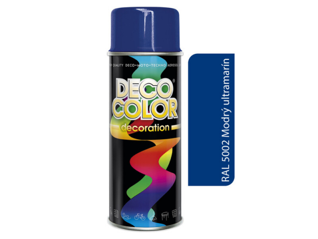 DECO COLOR sprej RAL 5002 modrý ultra marínový 400 ml